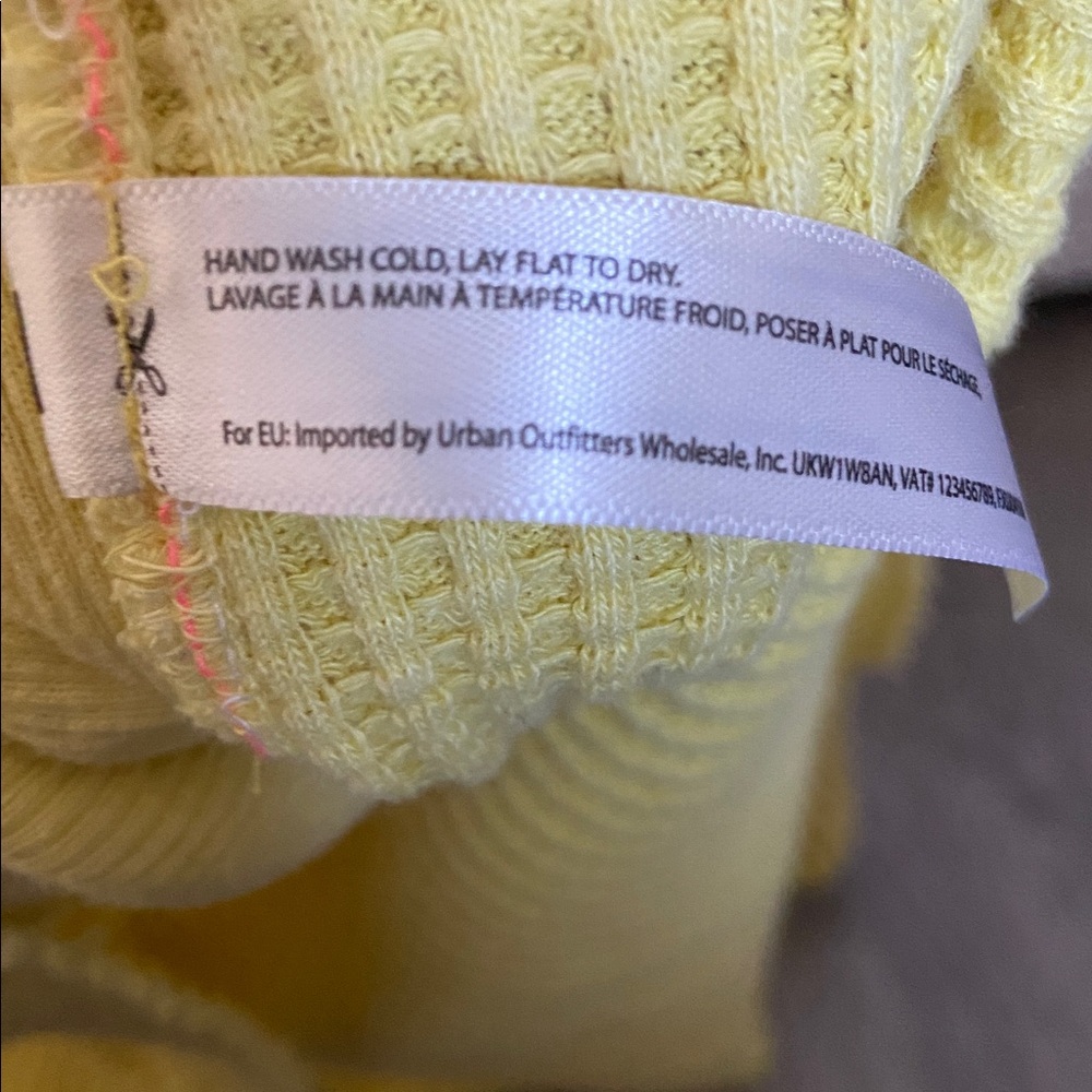 Free People FP One Scout Jacket; Yellow; Size Small - Picture 5 of 12
